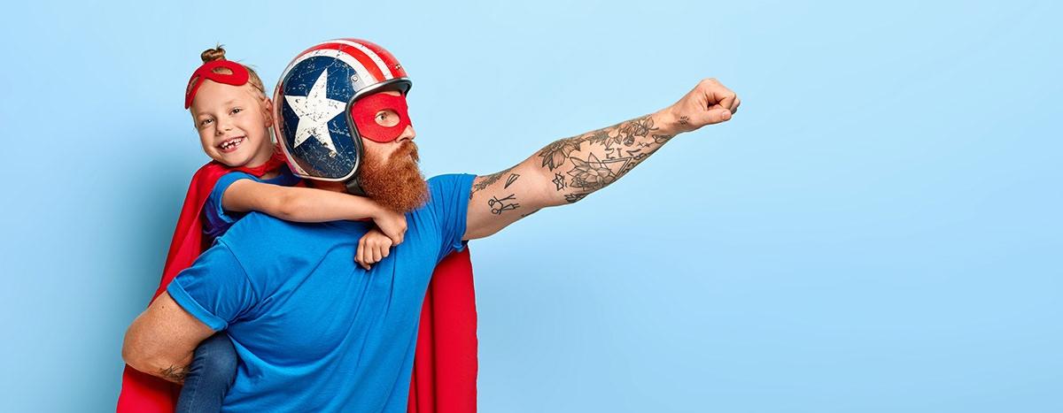 powerful-dad-in-protective-helmet-with-child-holding-on-his-back