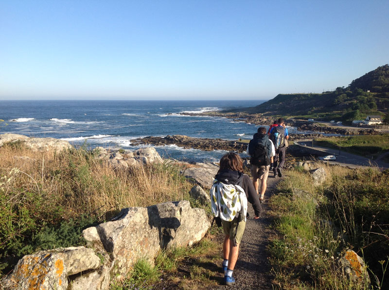 Walking Mentorship Program Kids Walking Overlooking Ocean