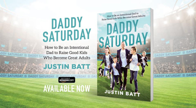 Justin Batt Daddy Saturday Book Cover Promotion Ad