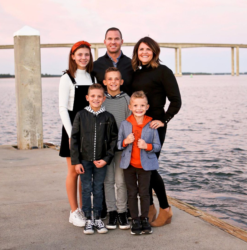 Justin Batt Family Photo By The Water