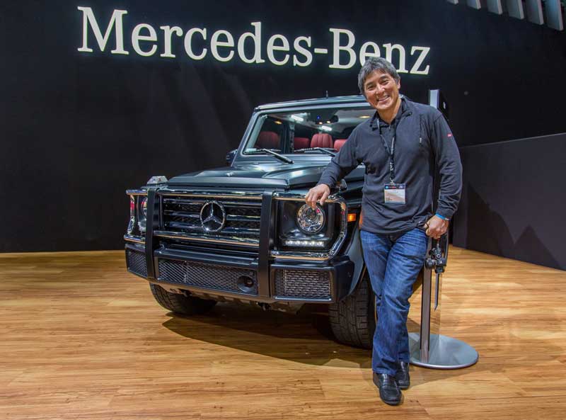 Guy Kawasaki Standing In Front Of Mercedes-Benz G-Class