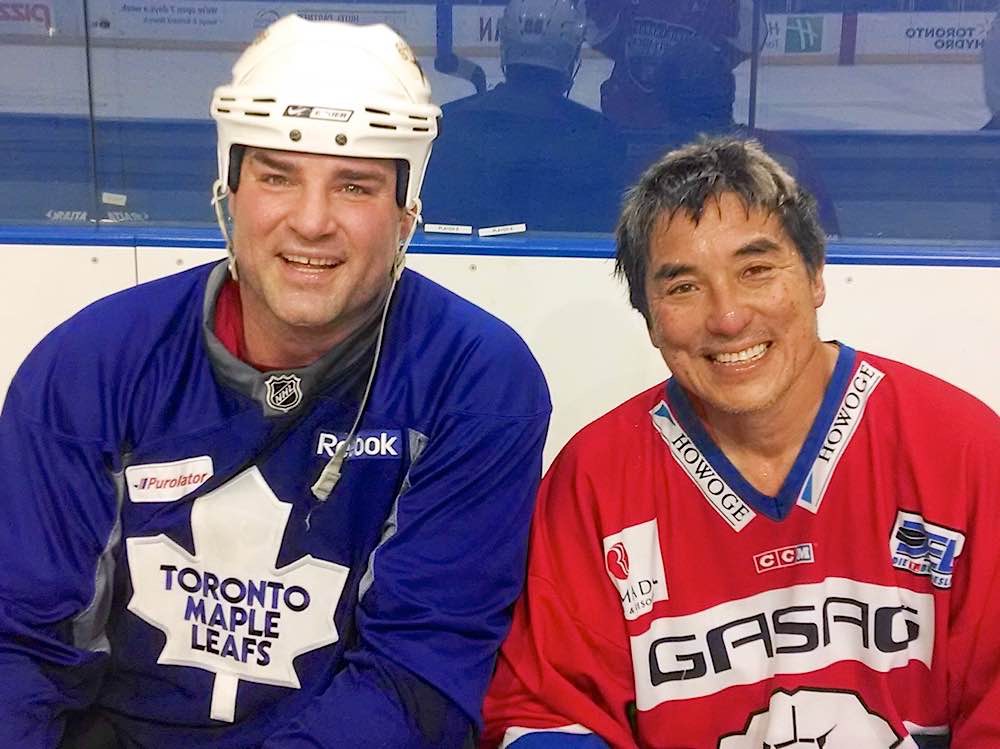 Guy Kawasaki With Hockey Star Eric Lindros