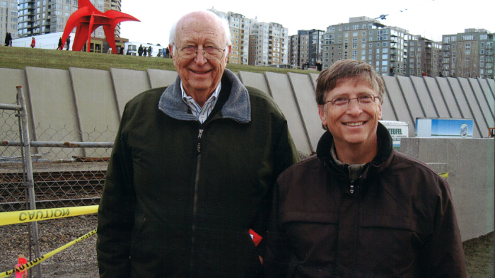 Bill Gates With His Father
