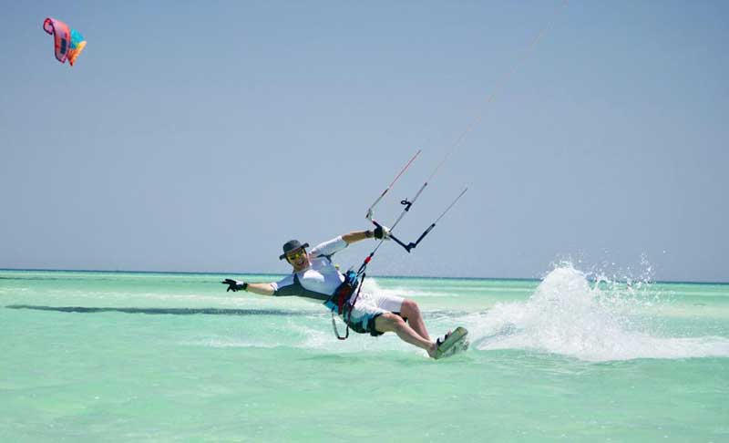 Vitali Klitschko Kitesurfing In Egypt