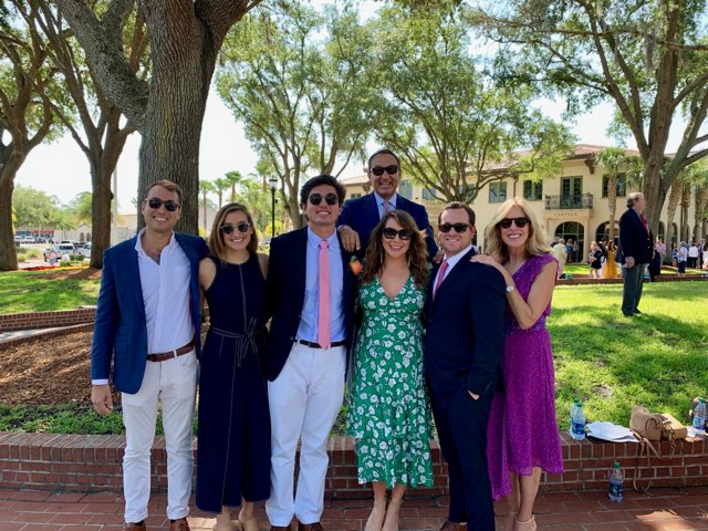 Oscar Munoz Family Photo All Dress Formal And Smiling