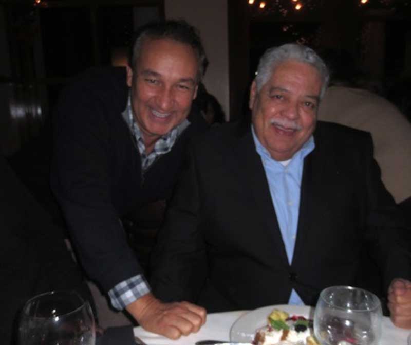 Oscar Munoz With His Father Eduardo Munoz