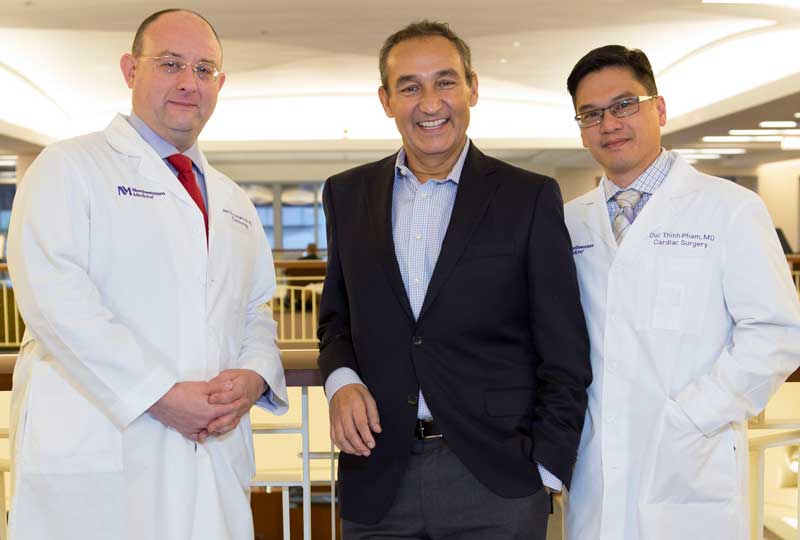 Oscar Munoz With His Medical Team Just Days After His Heart Transplant