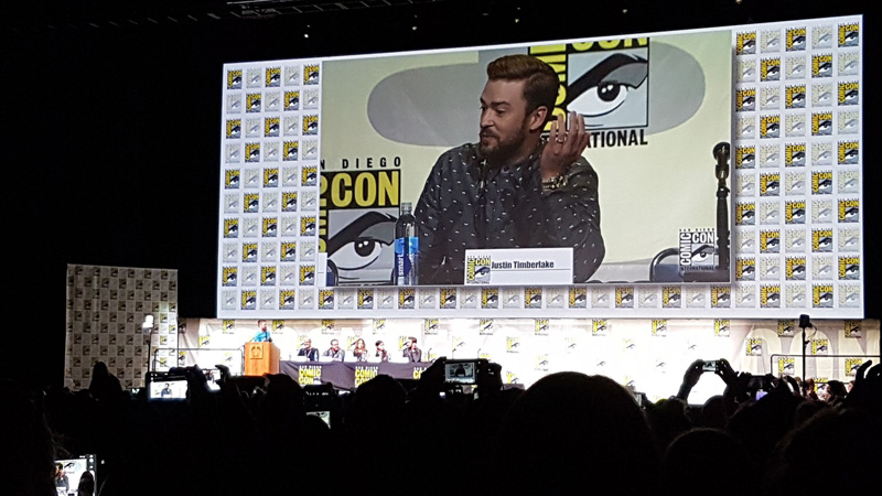 Justin Timberlake At Press Conference For Movie Release At Comic-Con San Diego