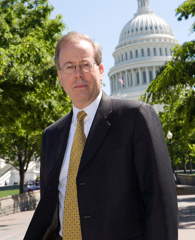 Steven Fisher Posing In Front Of The US House Of Representatives